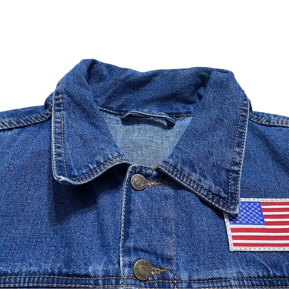 Canyon Guide Outfitters Custom Harley Davidson HOG Denim Vest - Picture 2 of 10